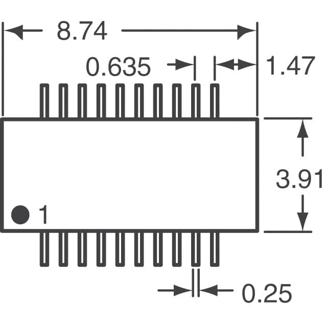 OSOPTA5002AT1 Vishay Dale Thin Film  Reti di resistori, array